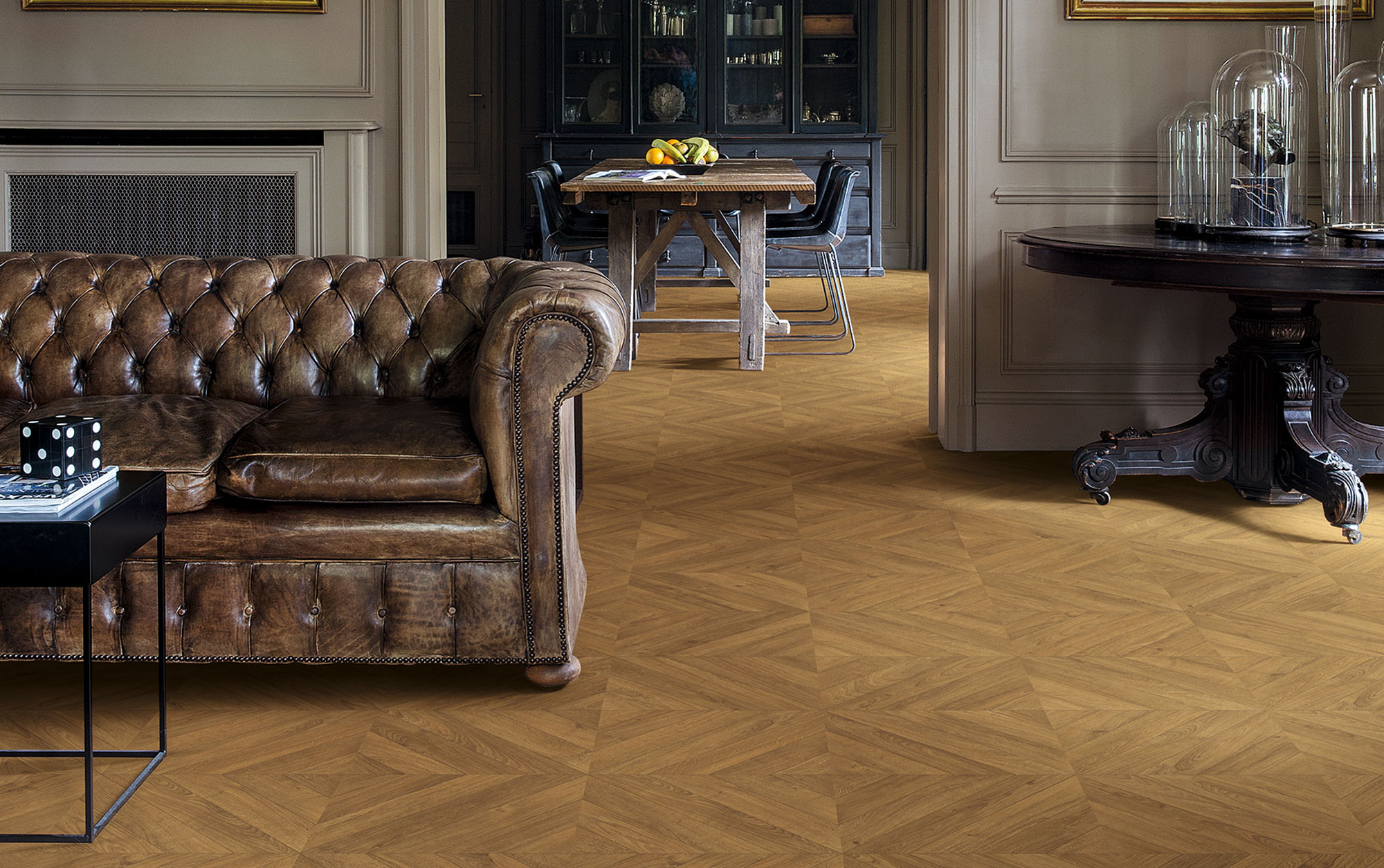 得高進(jìn)口地板，演繹拼花藝術(shù) 1