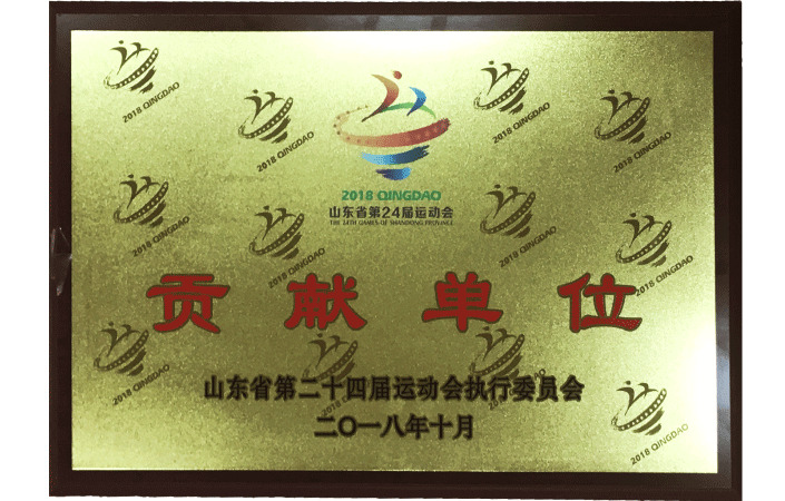 山東省運(yùn)動會貢獻(xiàn)單位